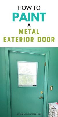 How to Paint an Aluminum Door: And Why It Might Remind You of a Forgotten Childhood Memory