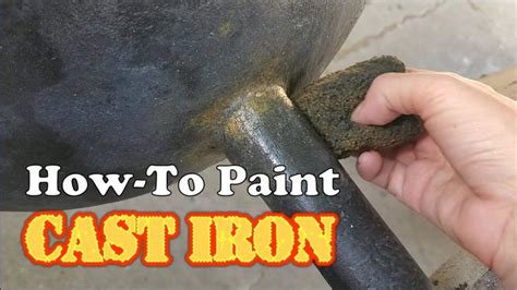 How to Paint Cast Iron: A Symphony of Rust and Renewal